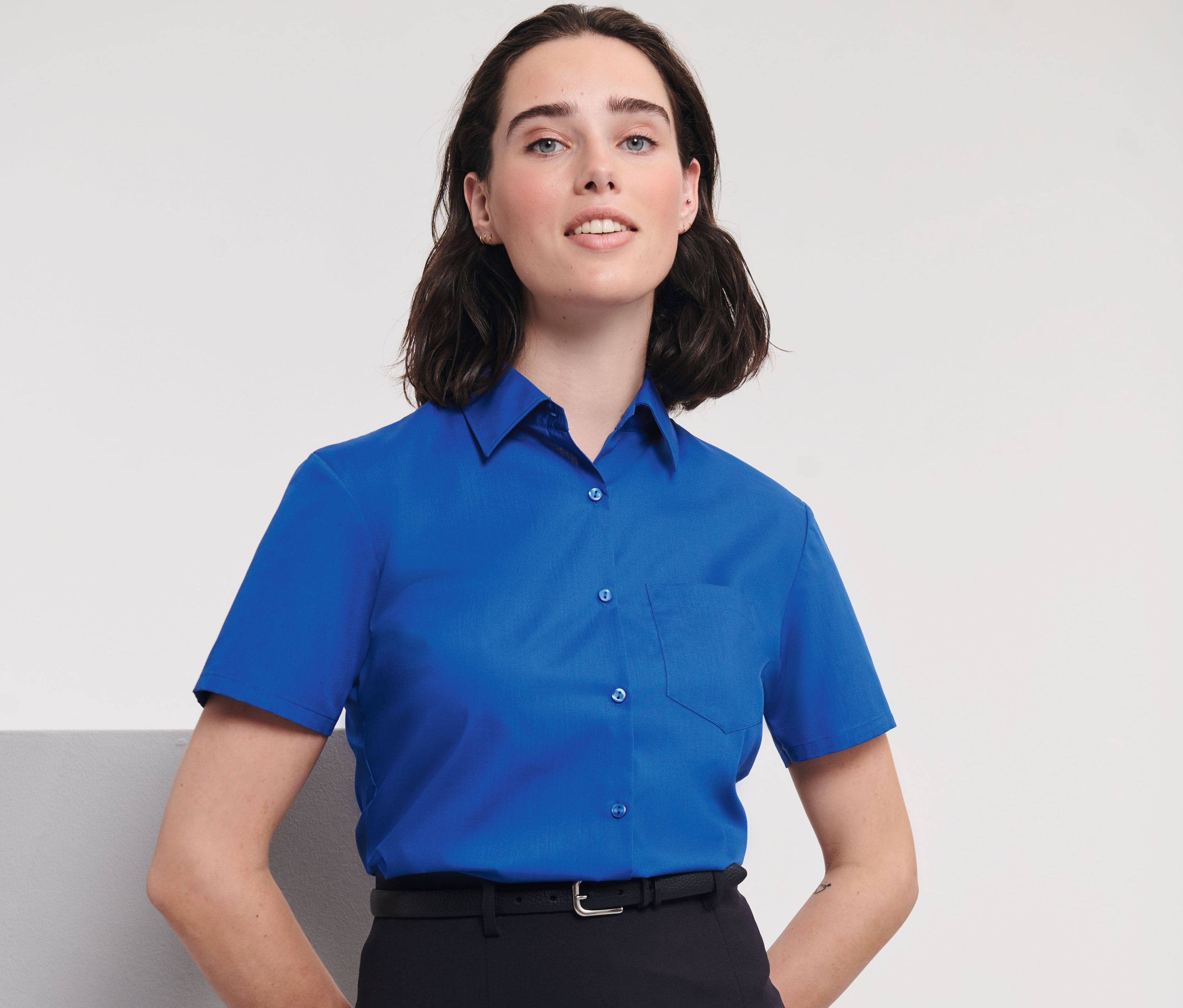 CHEMISETTE POPELINE FEMME