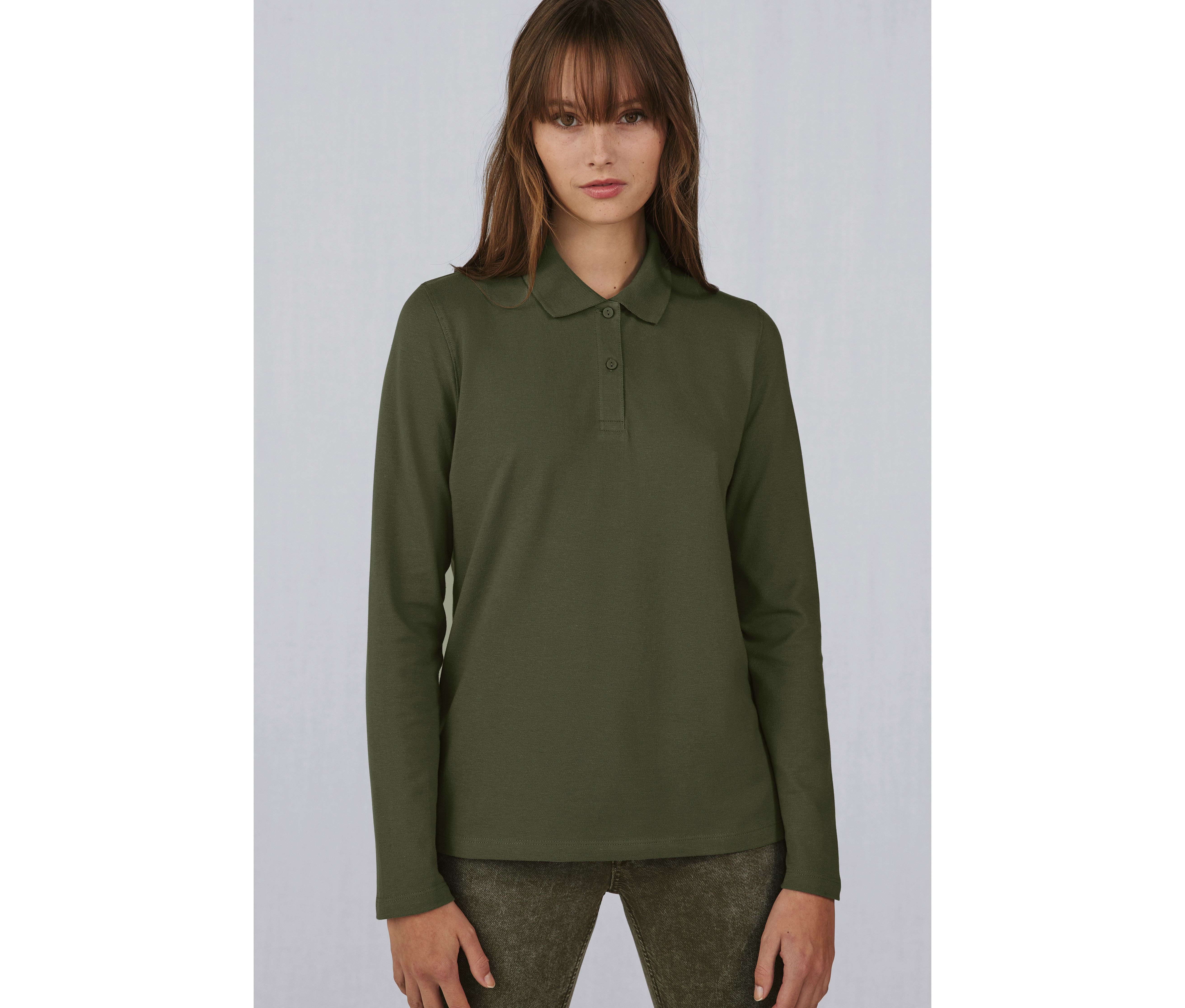 B&C MY POLO LSL /WOMEN