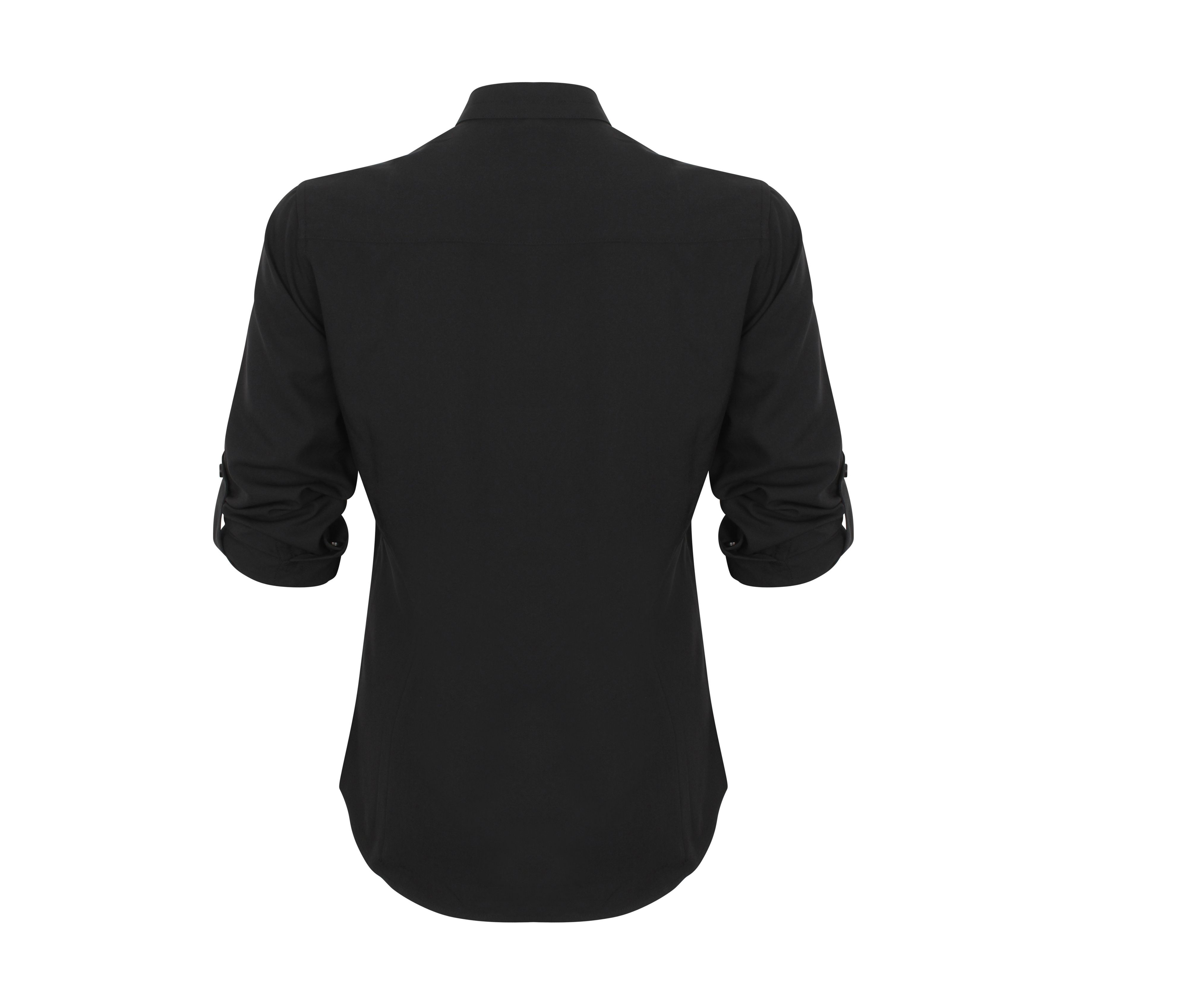 Camisa con cuello Mao para mujer