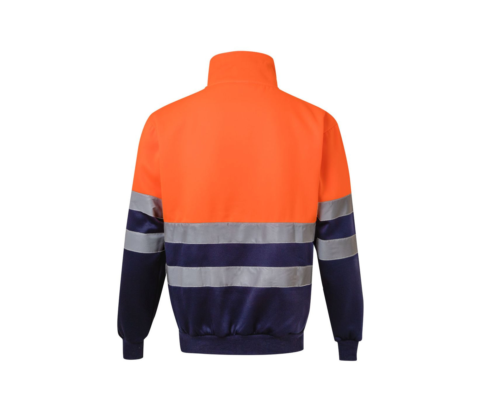 SUDADERA CON CREMALLERA DE ALTA VISIBILIDAD