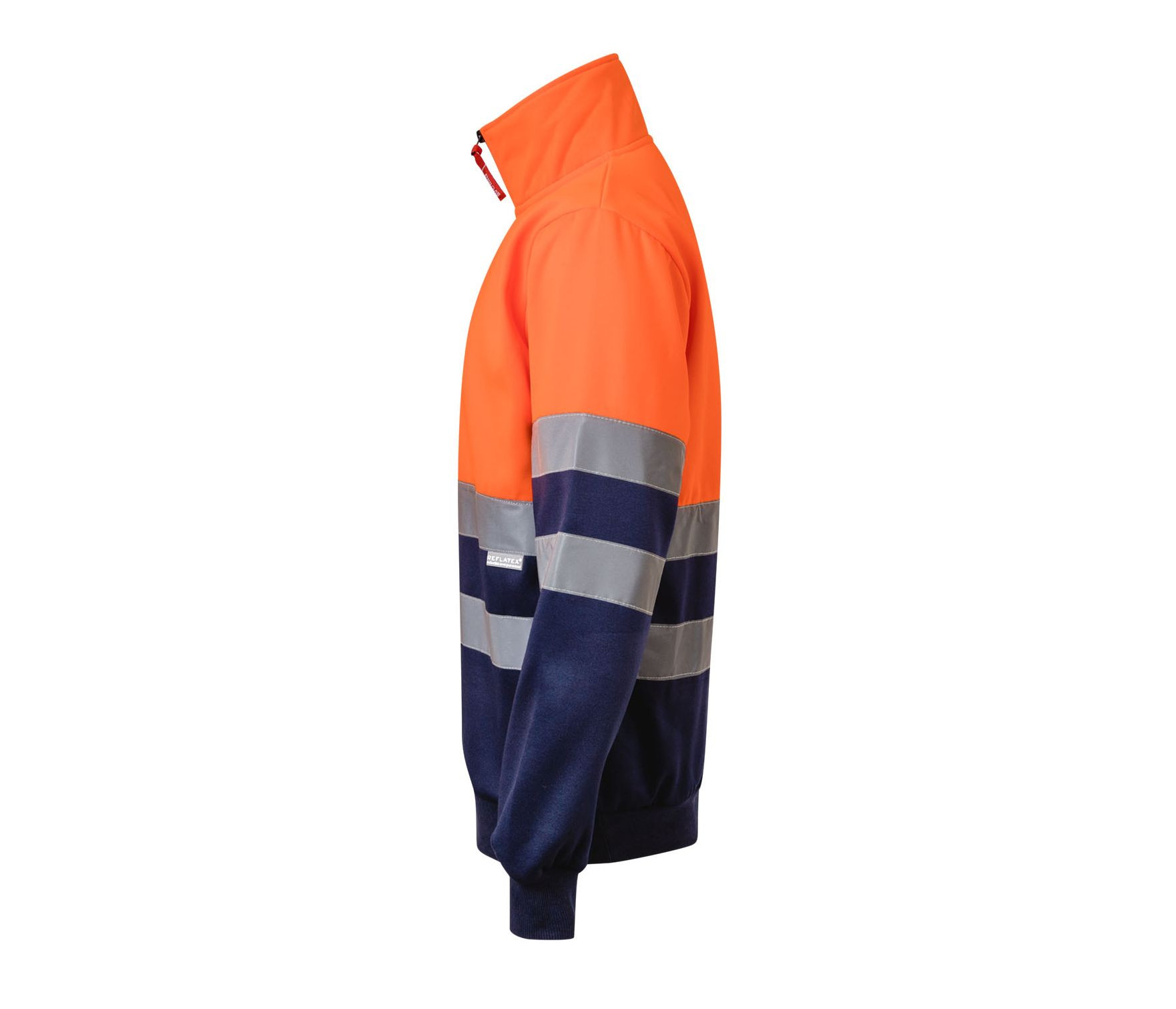 SUDADERA CON CREMALLERA DE ALTA VISIBILIDAD
