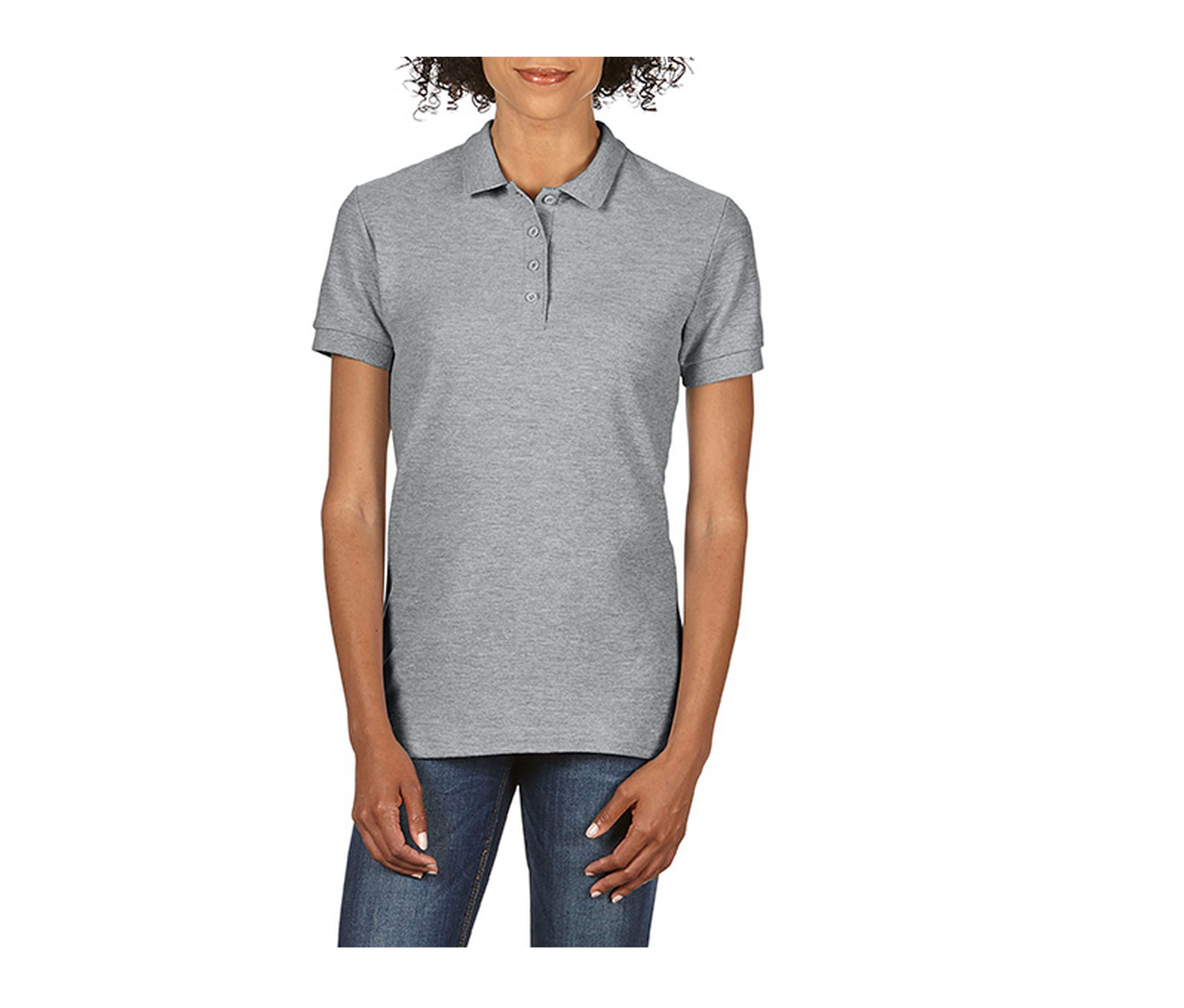 SOFTSTYLE POLO MUJER DOBLE PIQUE