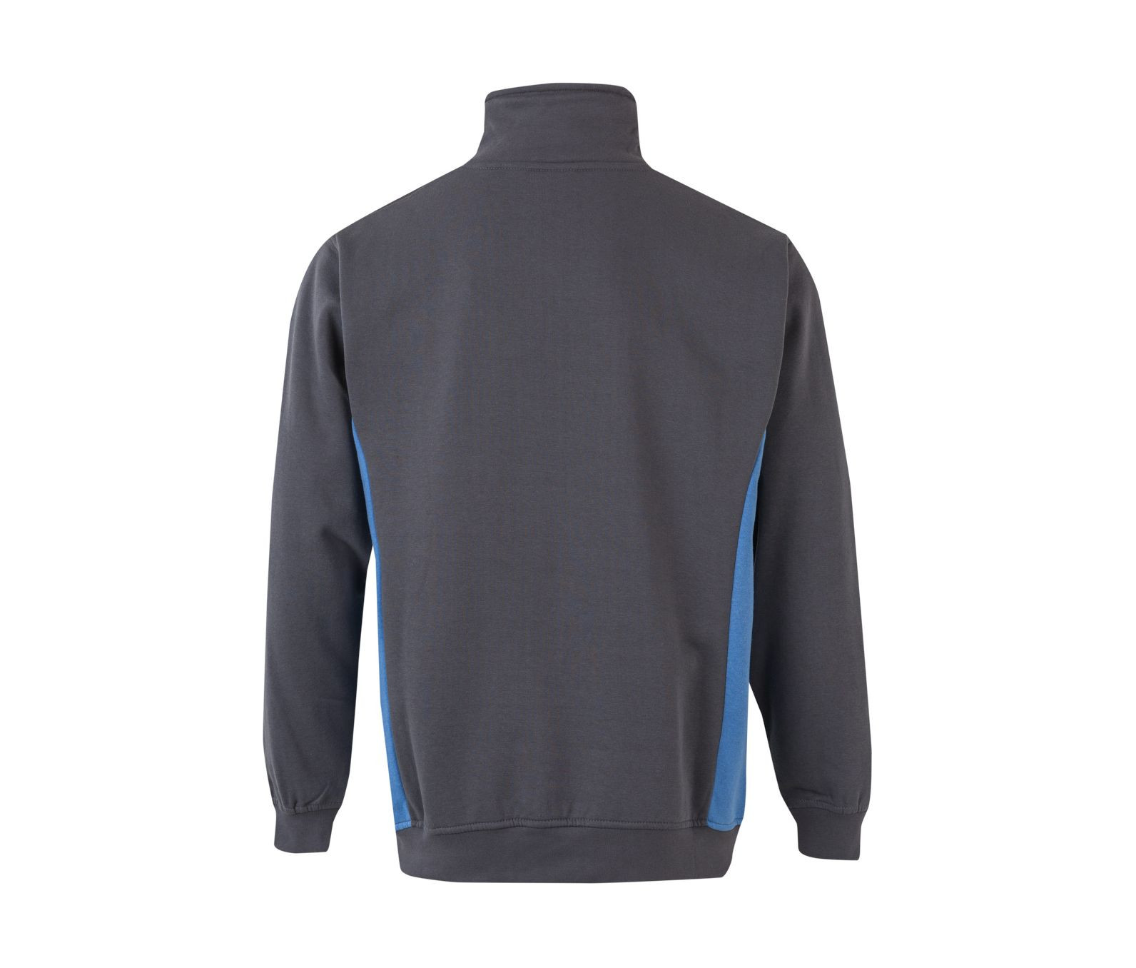 SUDADERA BICOLOR CREMALLERA EN EL CUELLO