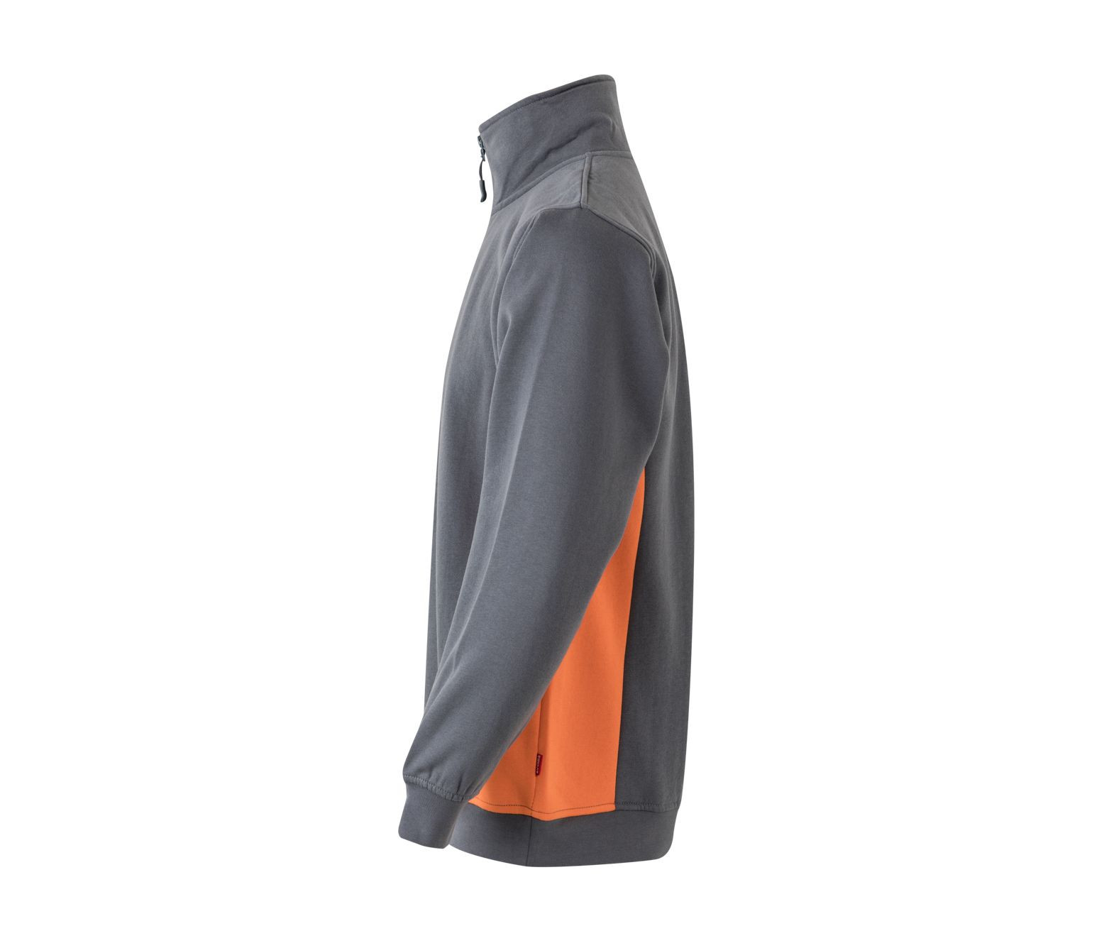 SUDADERA BICOLOR CREMALLERA EN EL CUELLO