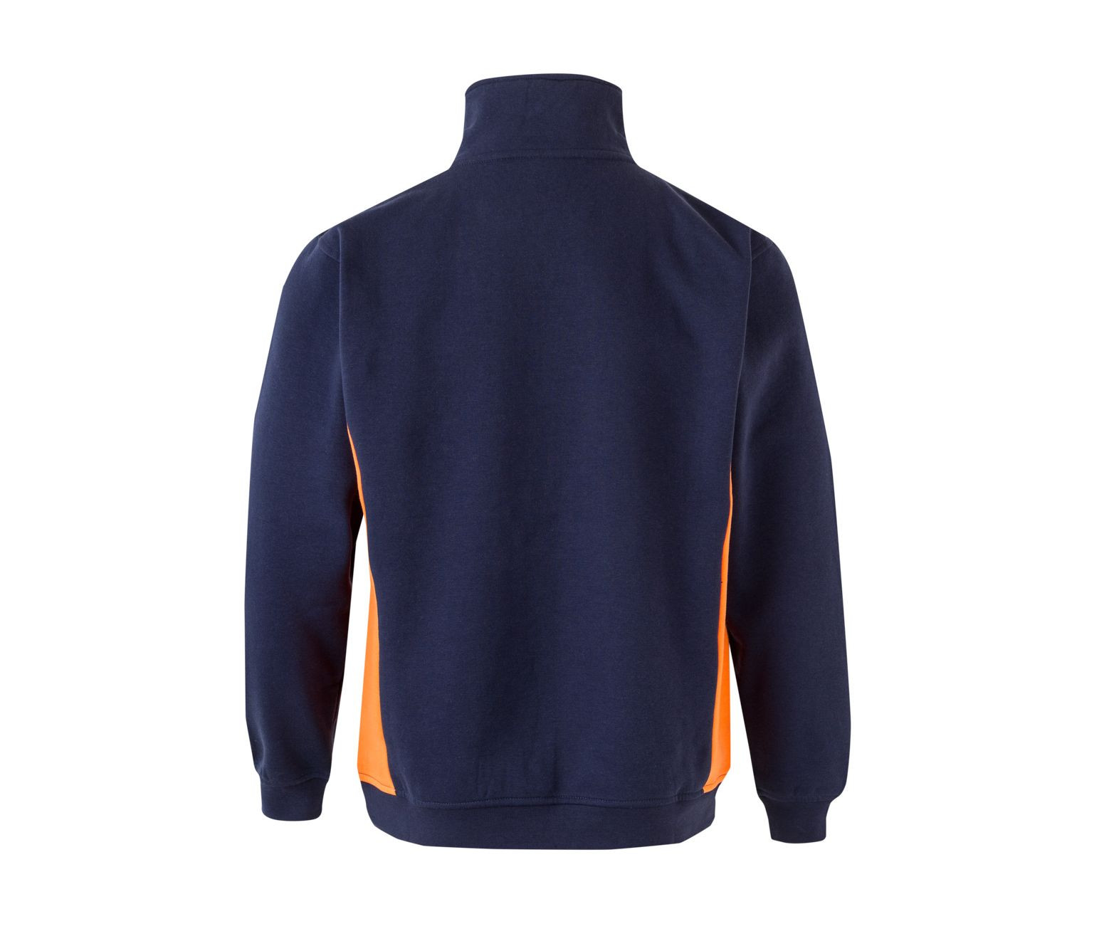 SUDADERA BICOLOR CREMALLERA EN EL CUELLO
