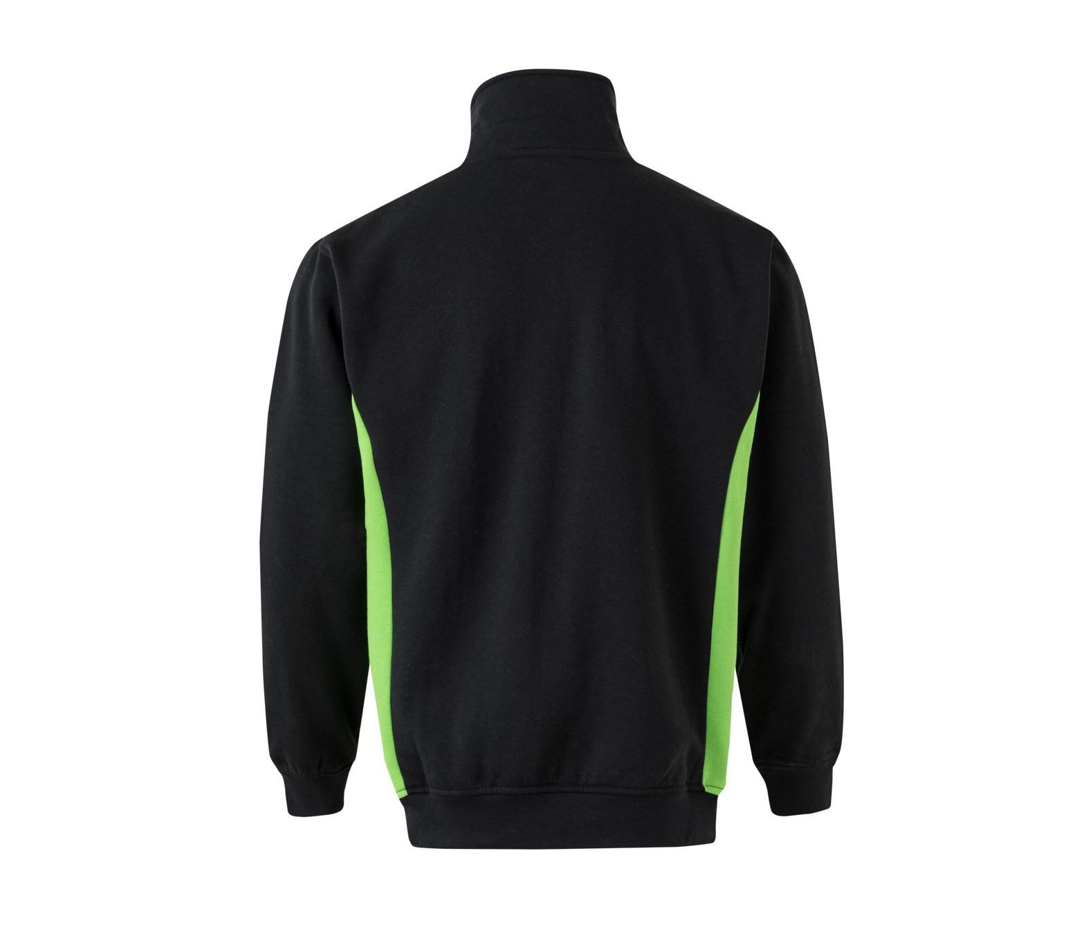 SUDADERA BICOLOR CREMALLERA EN EL CUELLO