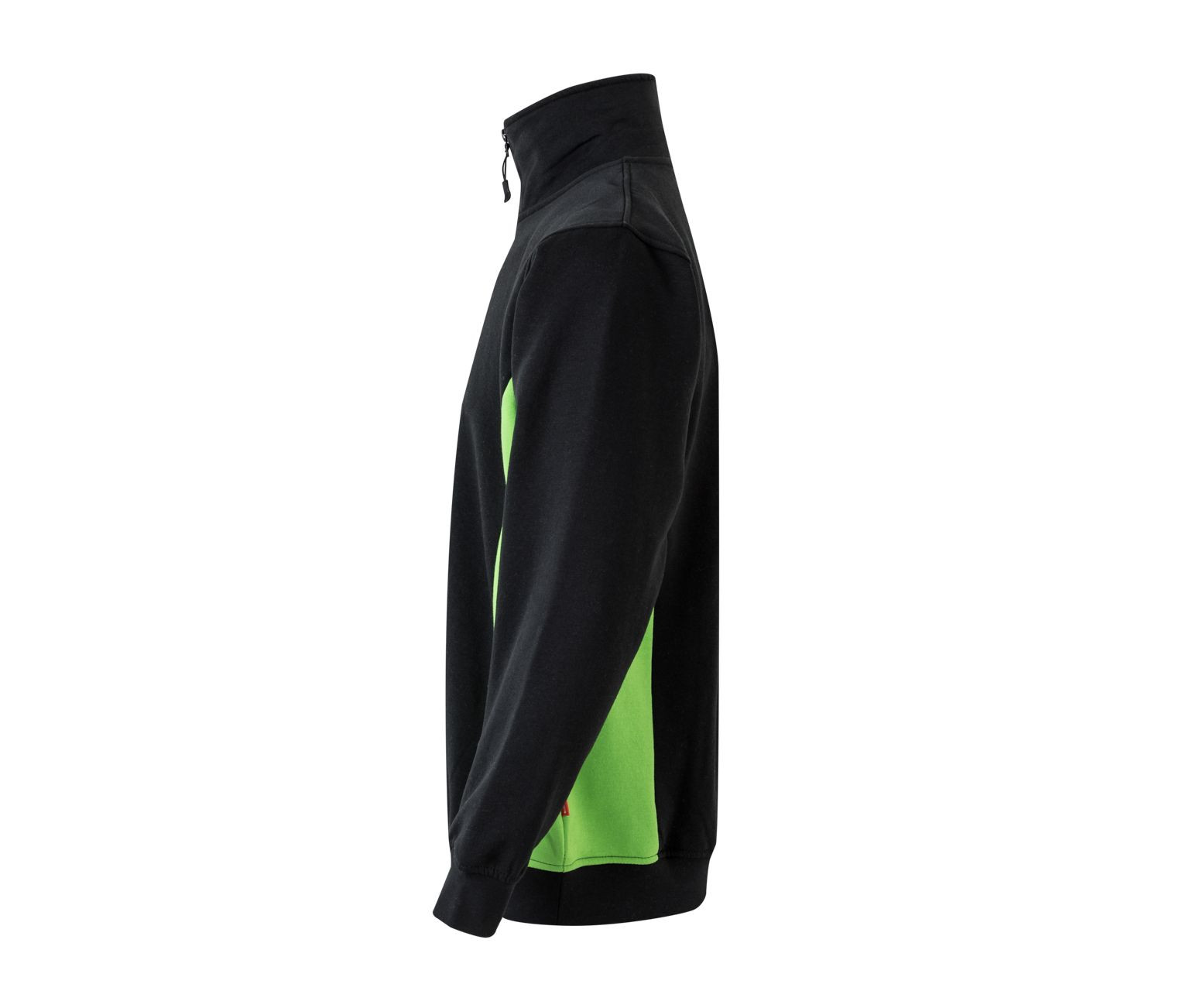 SUDADERA BICOLOR CREMALLERA EN EL CUELLO