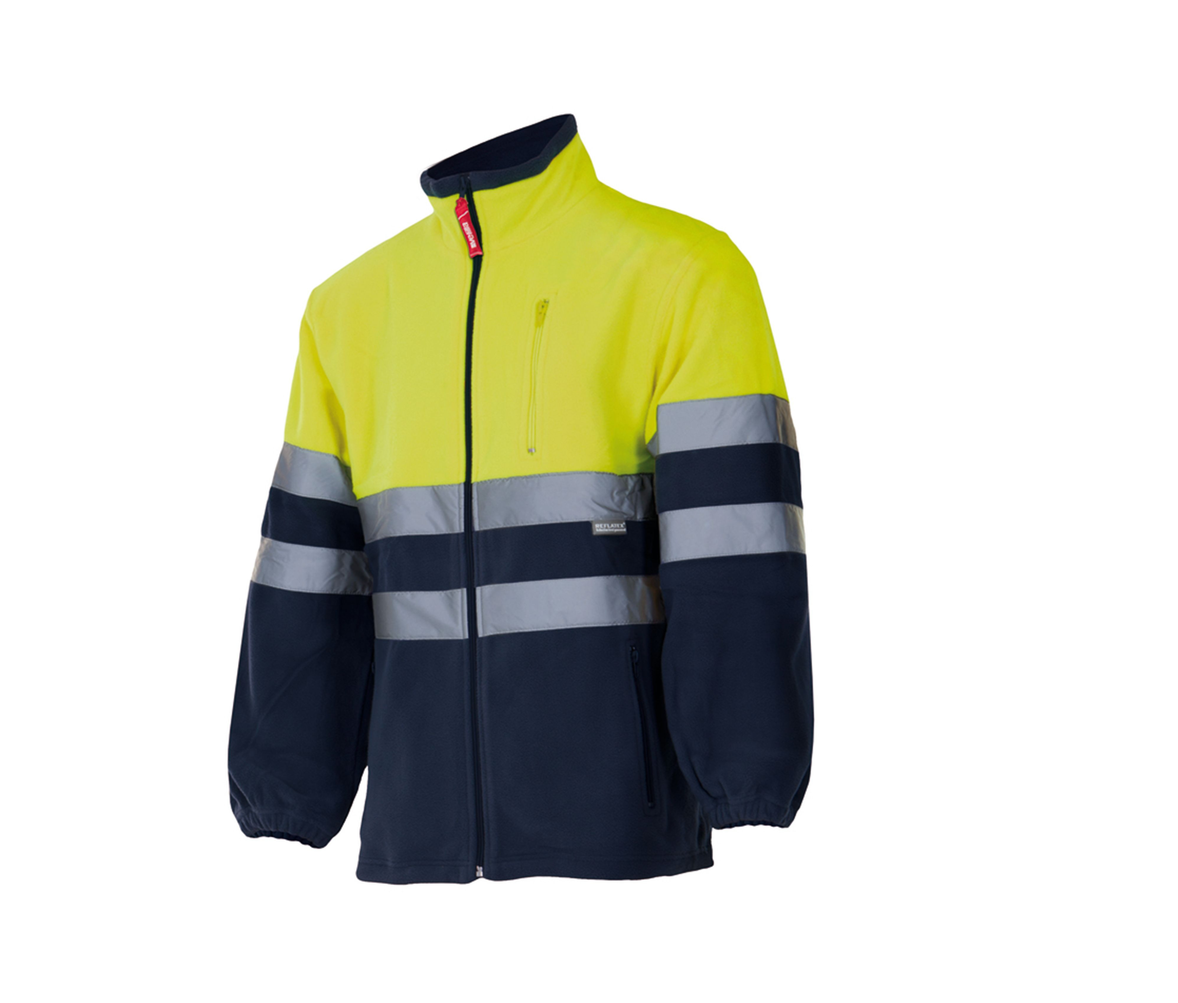 CHAQUETA POLAR BICOLOR DE ALTA VISIBILIDAD
