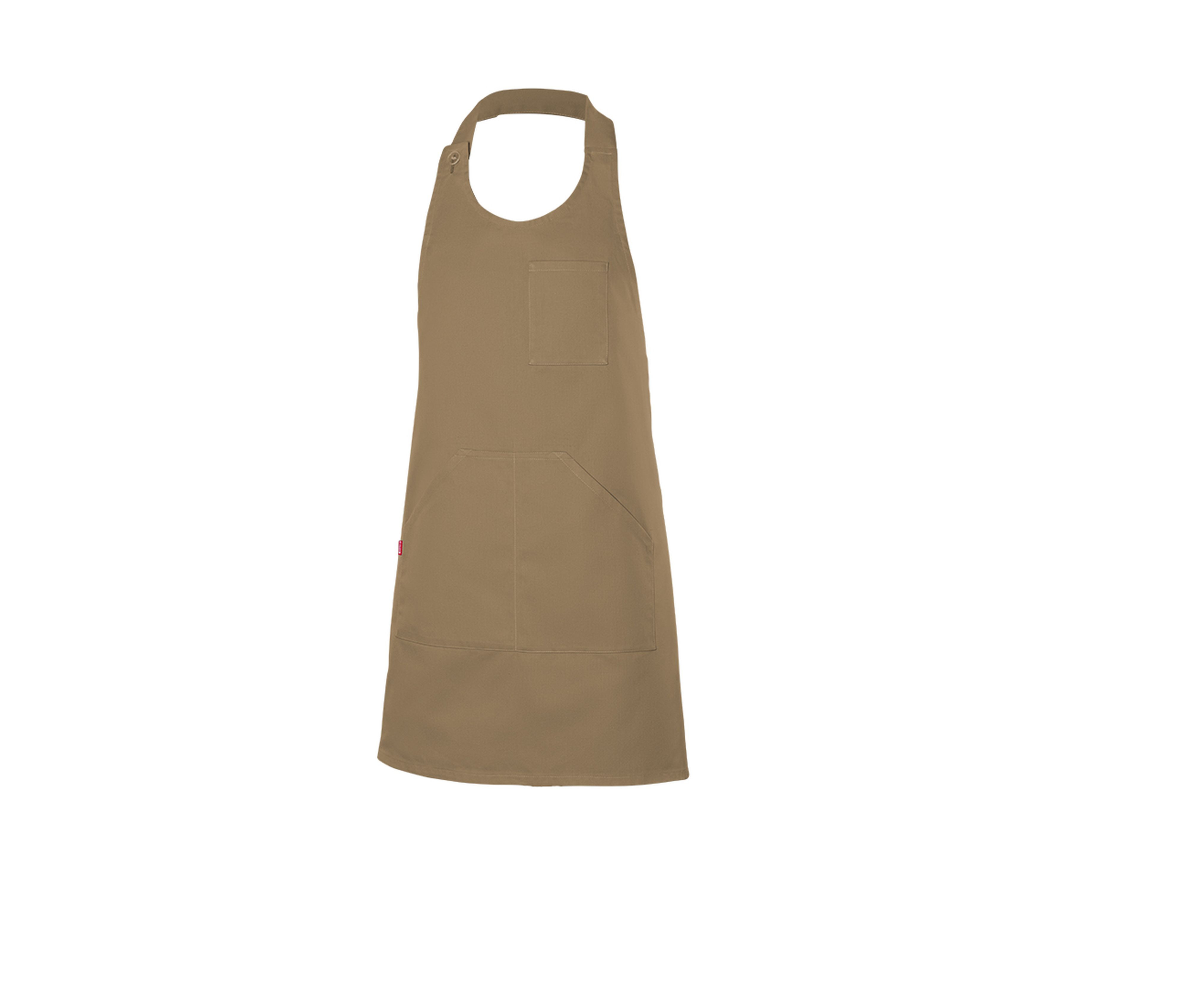 DELANTAL  CON PETO BONOTE CORTO