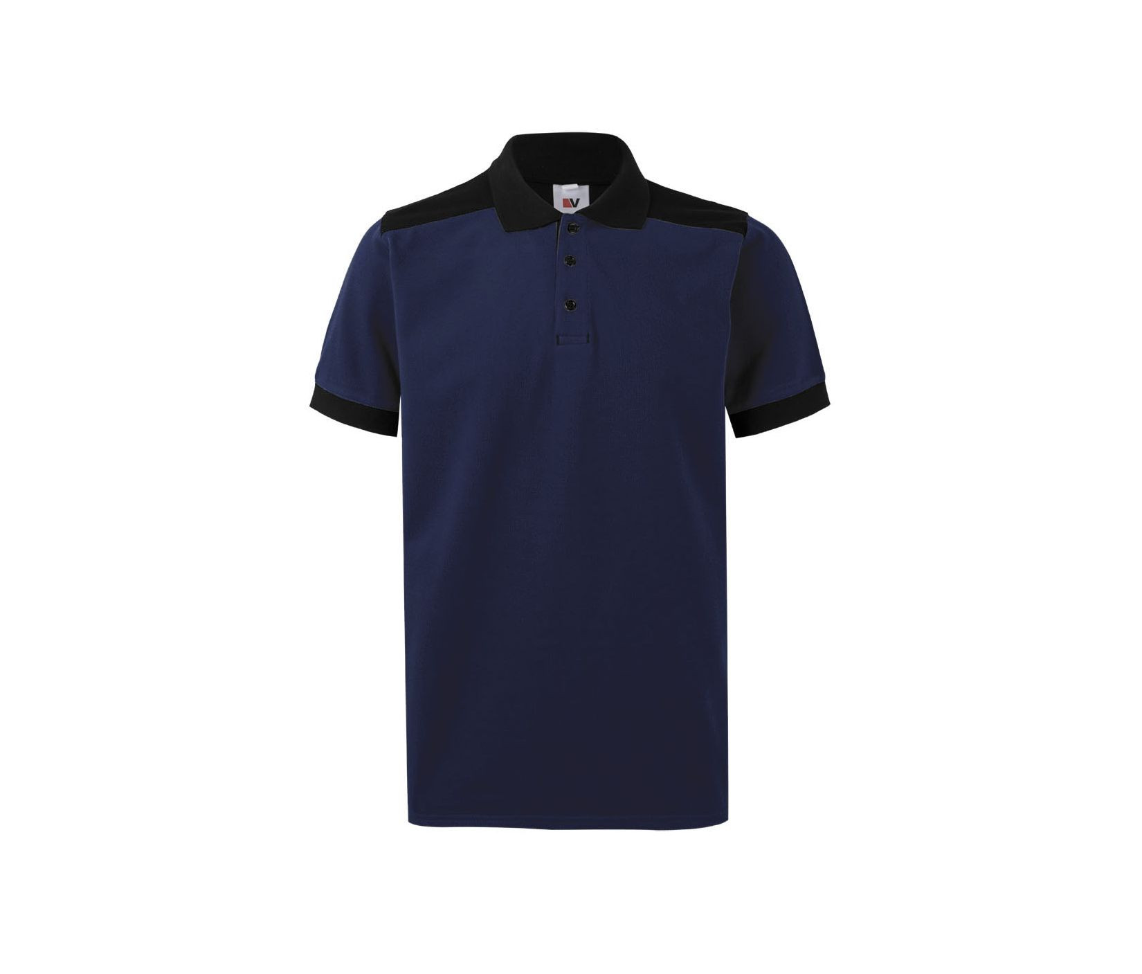 POLO ELÁSTICO BICOLOR