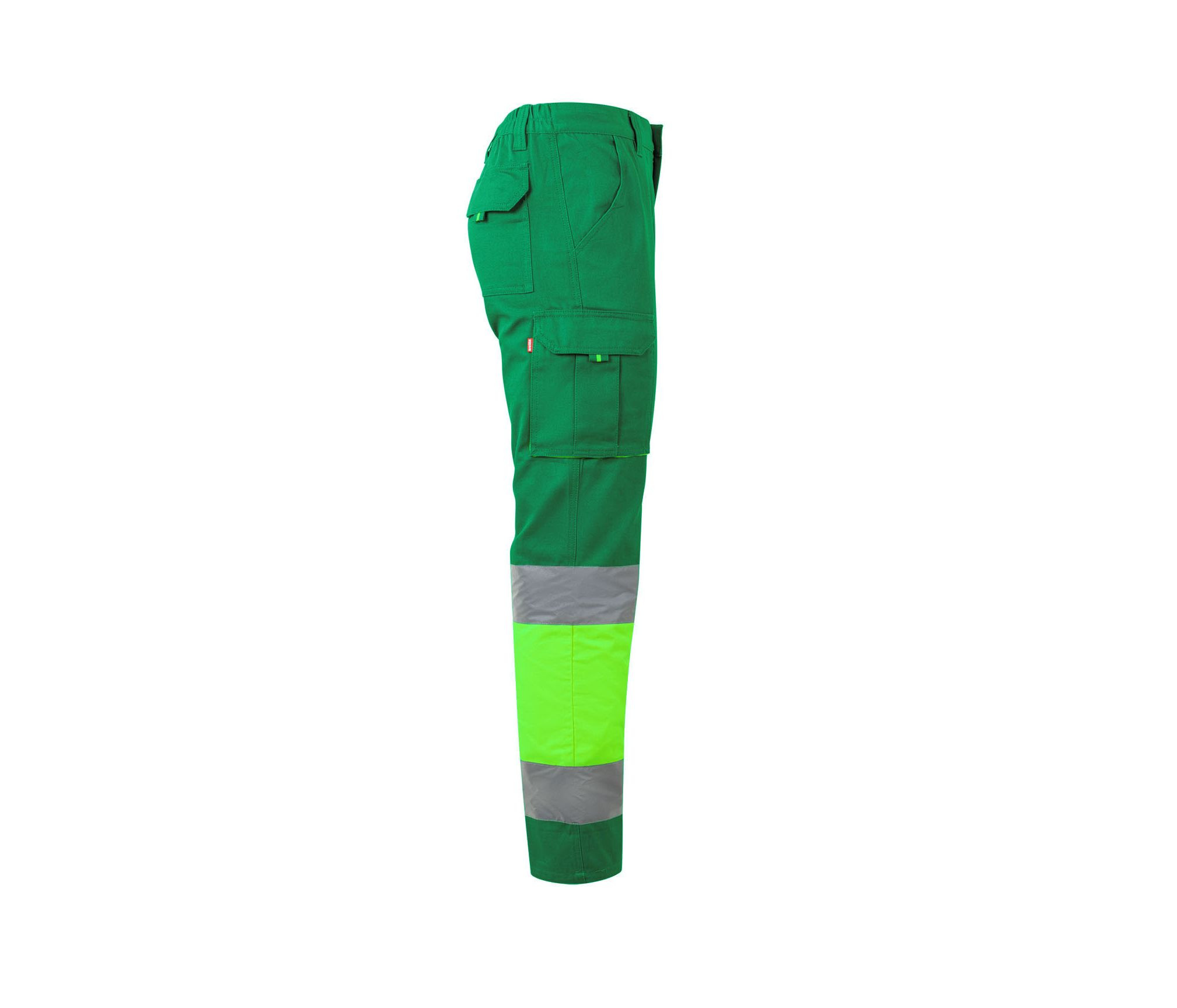 PANTALÓN 100% ALGODÓN BICOLOR MULTIBOLSILLOS ALTA VISIBILIDAD