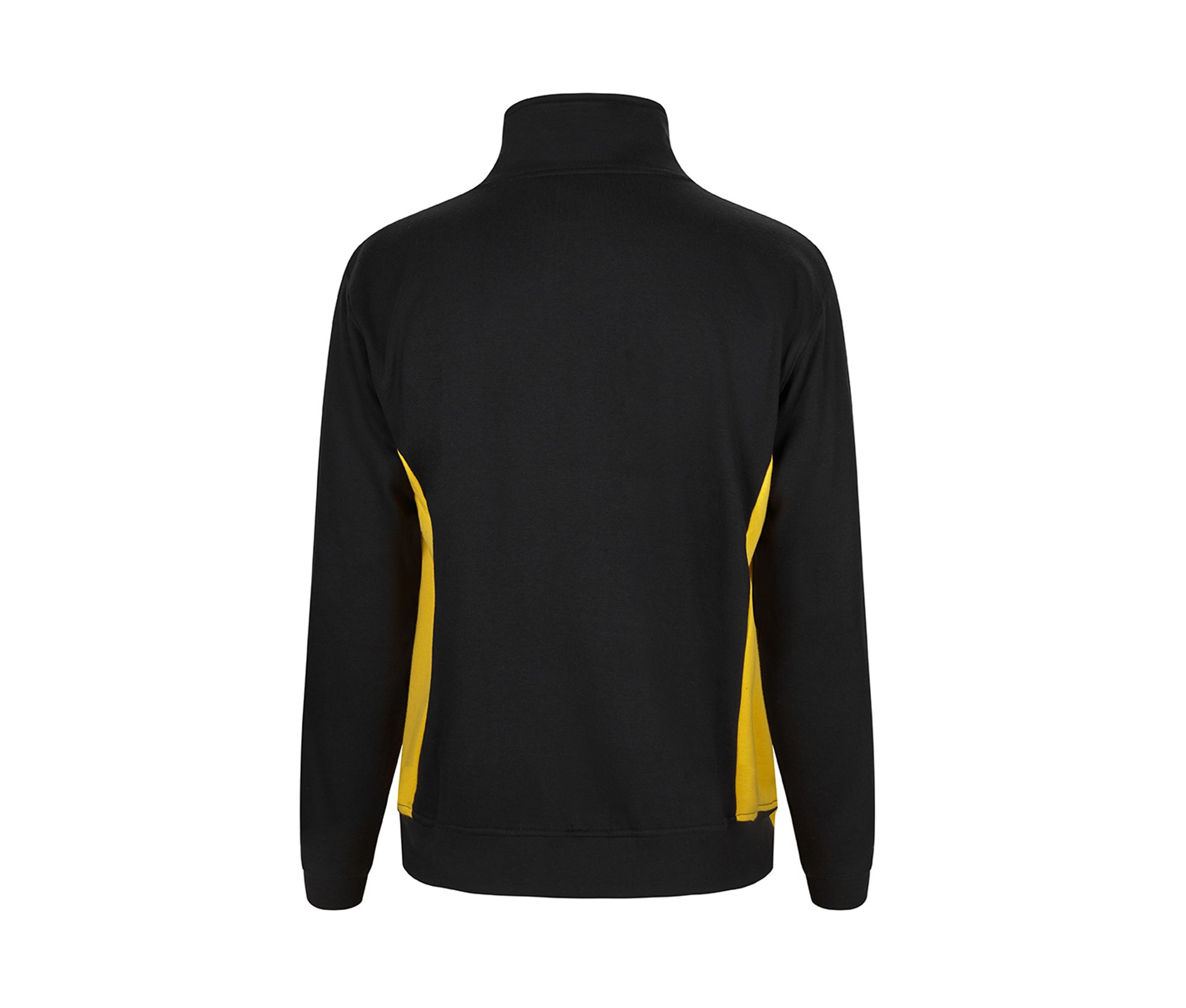 SUDADERA BICOLOR CREMALLERA EN EL CUELLO