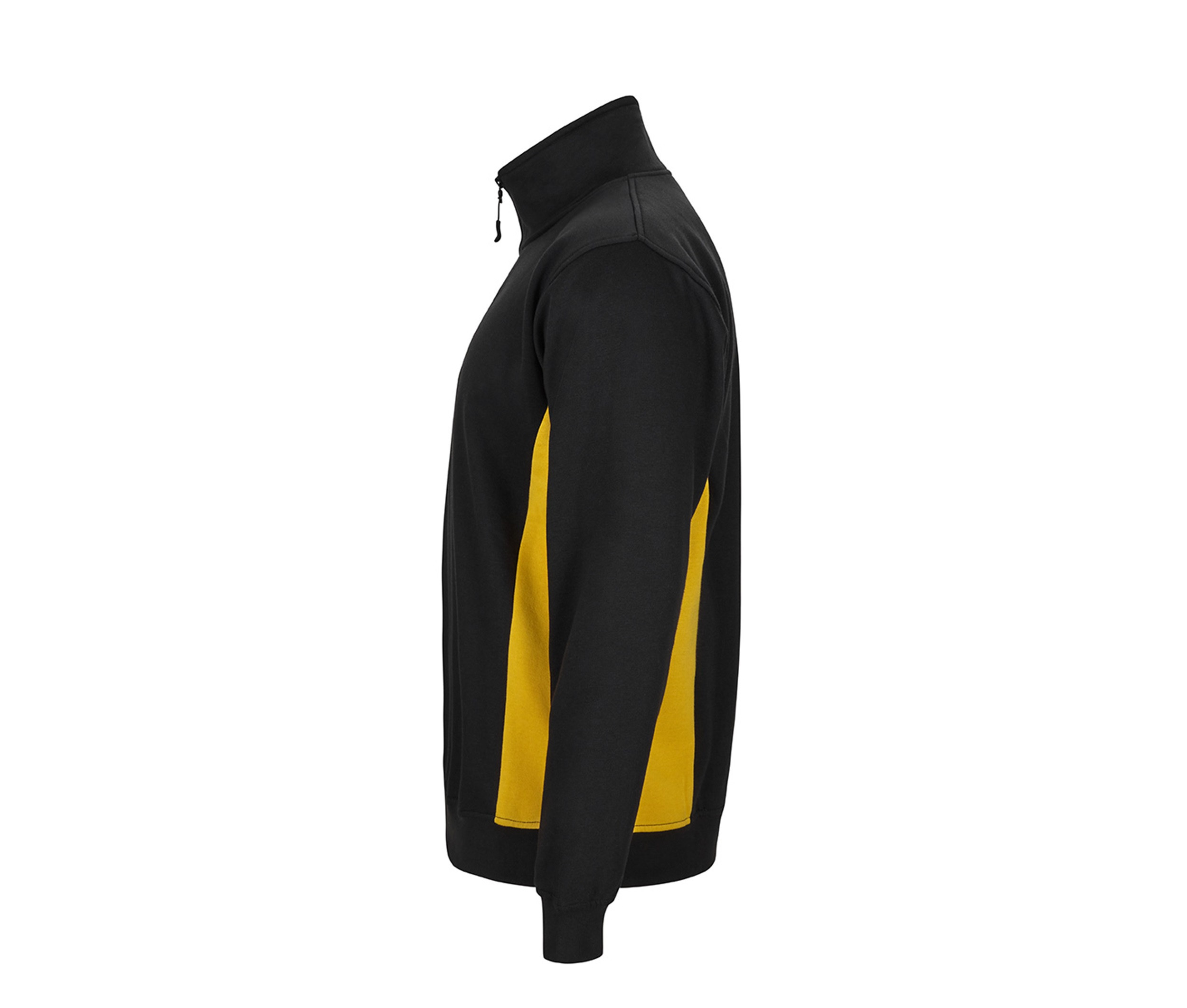 SUDADERA BICOLOR CREMALLERA EN EL CUELLO
