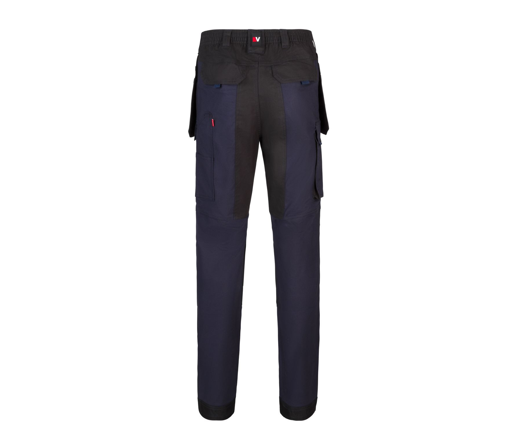 PANTALON DE LONA ELASTICA BICOLOR