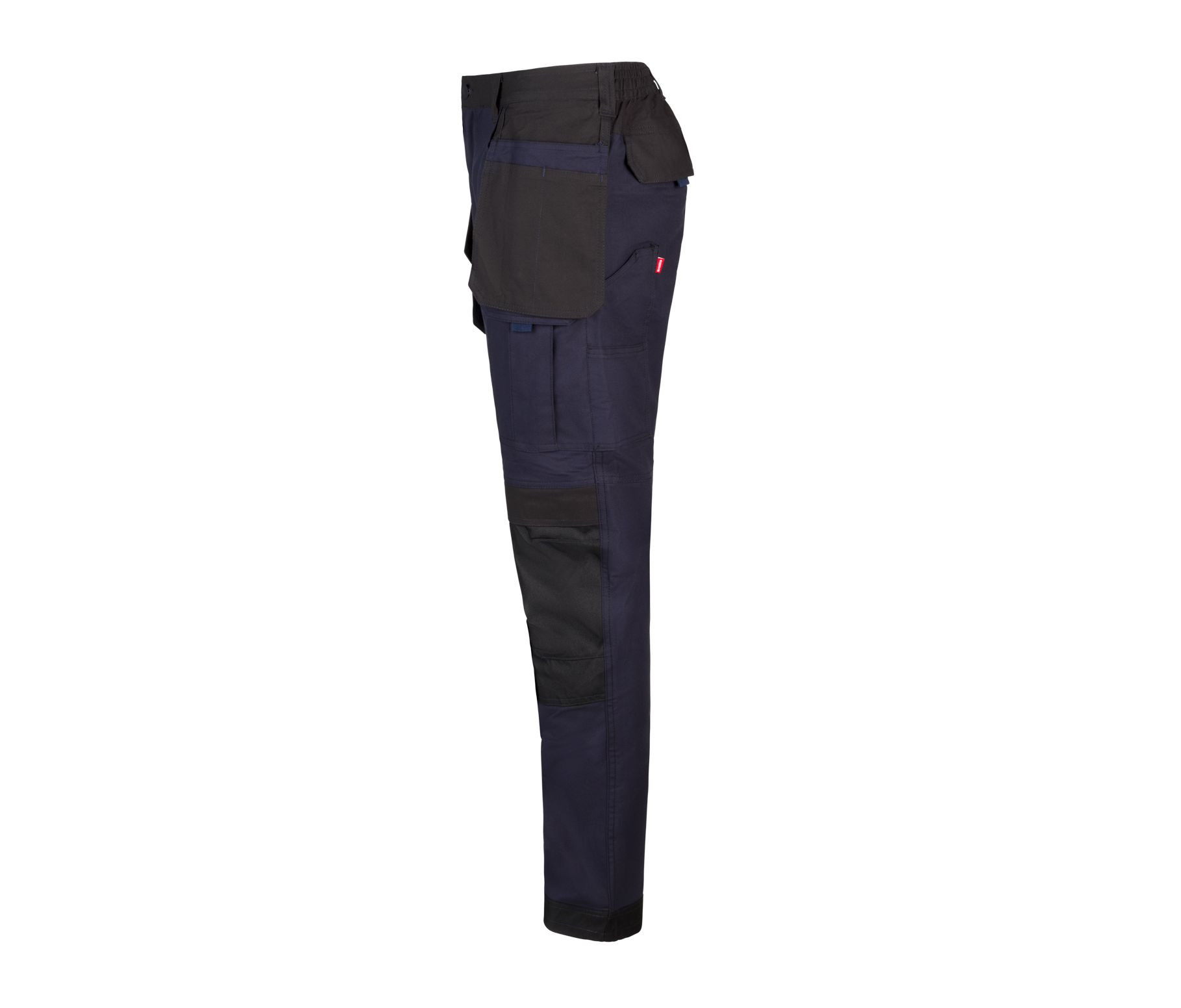 PANTALON DE LONA ELASTICA BICOLOR