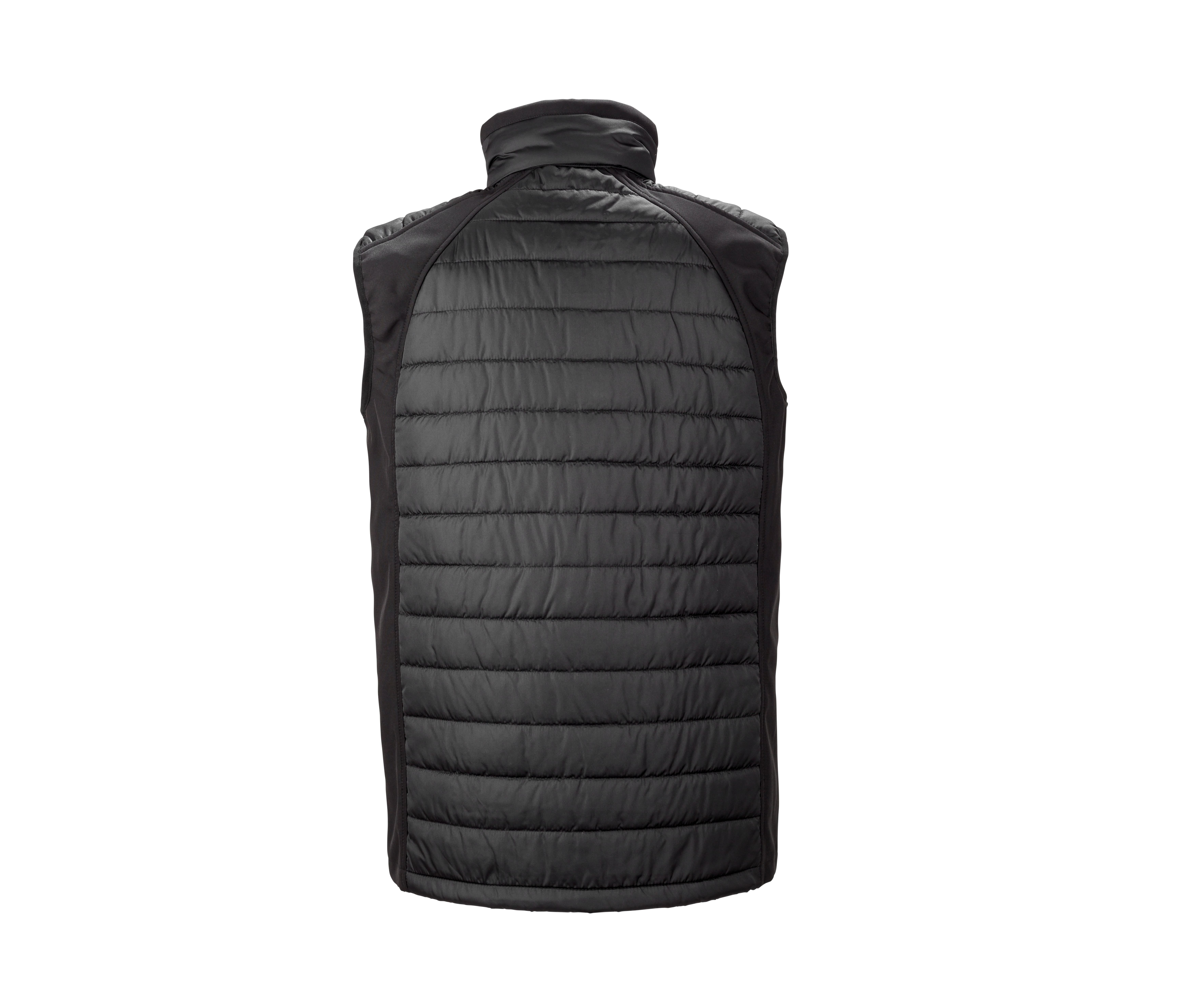BLACK COMPASS PADDED SOFTSHELL JACKET