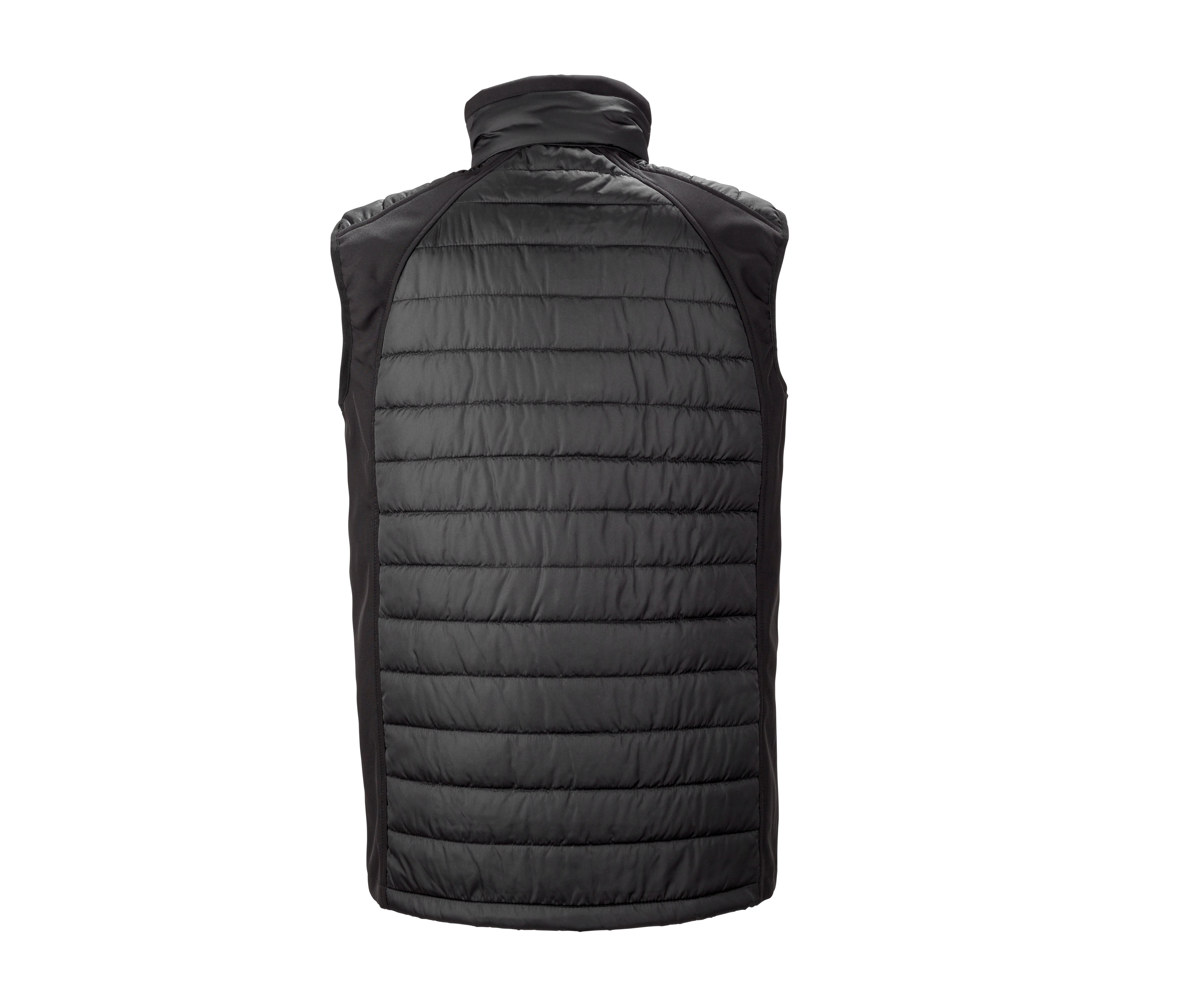 BLACK COMPASS PADDED SOFTSHELL JACKET