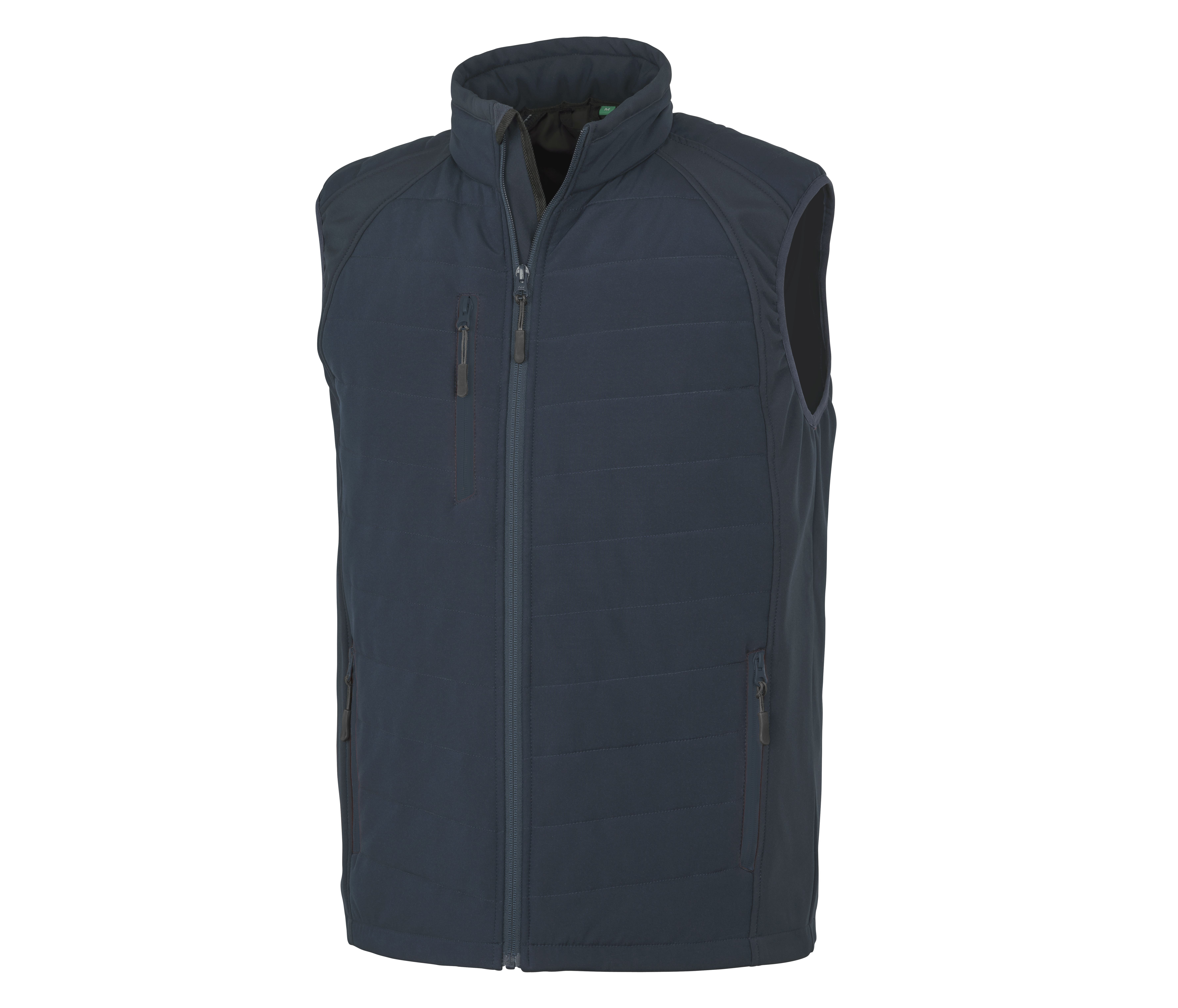 BLACK COMPASS PADDED SOFTSHELL JACKET