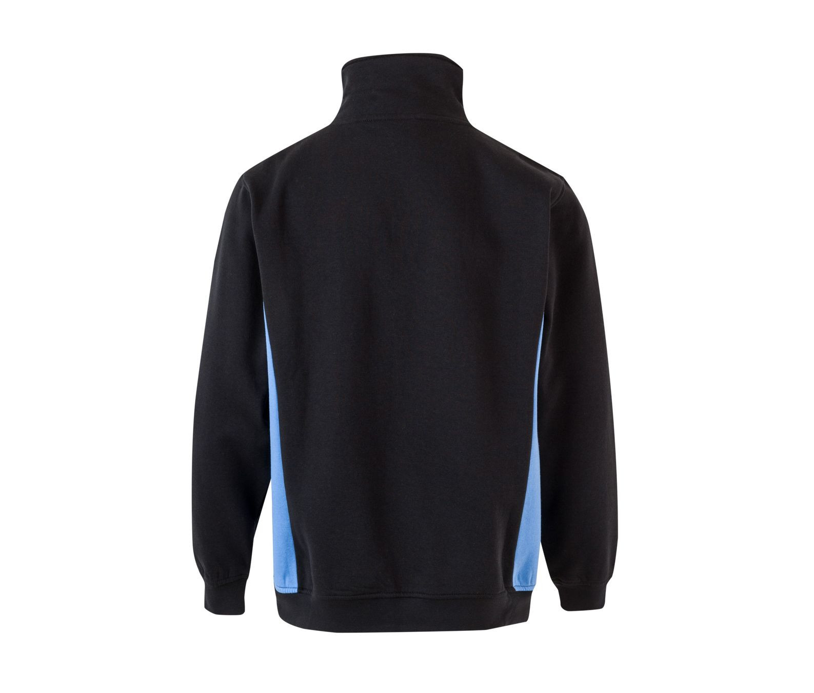 SUDADERA BICOLOR CREMALLERA EN EL CUELLO