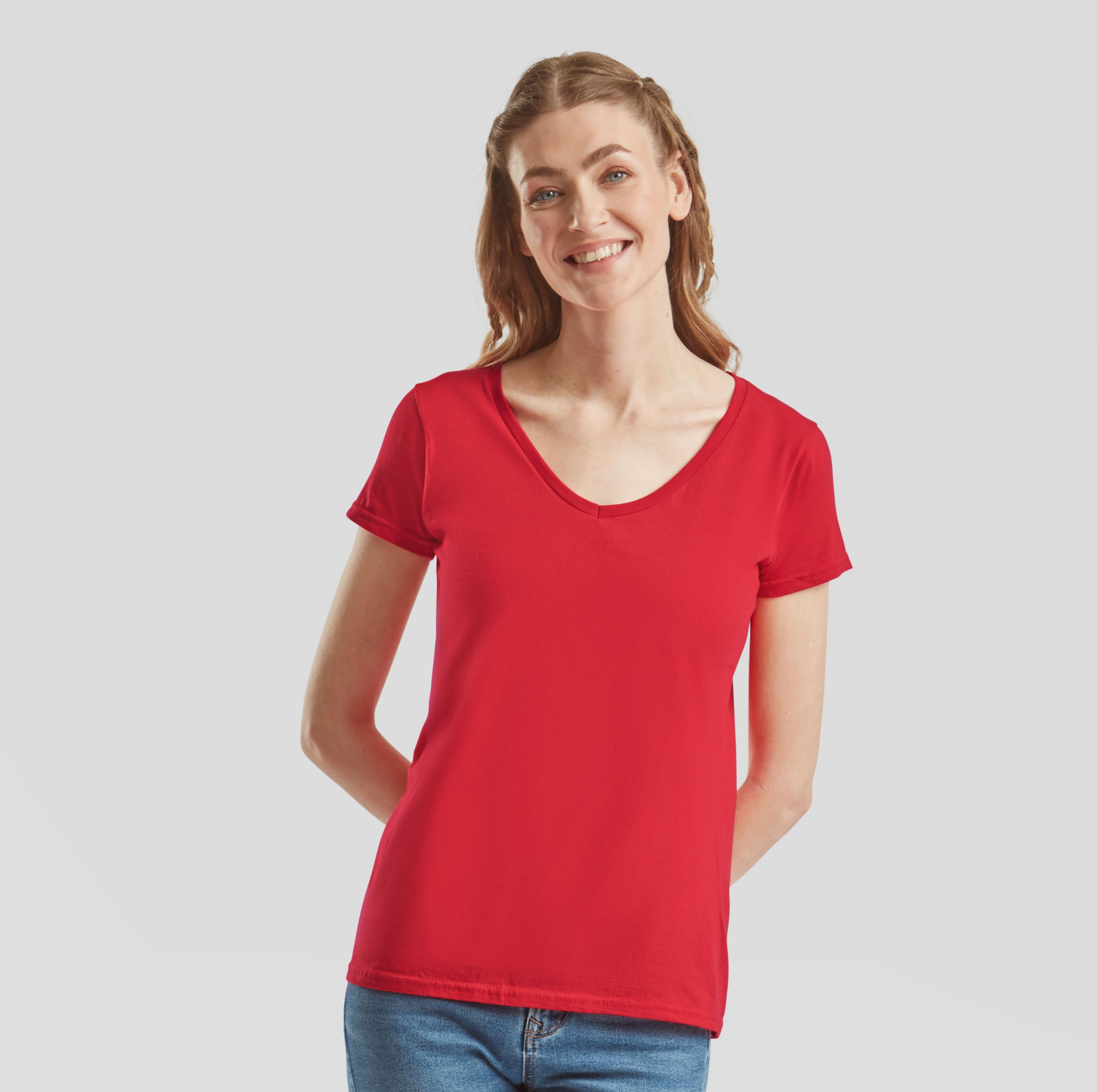 LADIES ICONIC 150 V-NECK T
