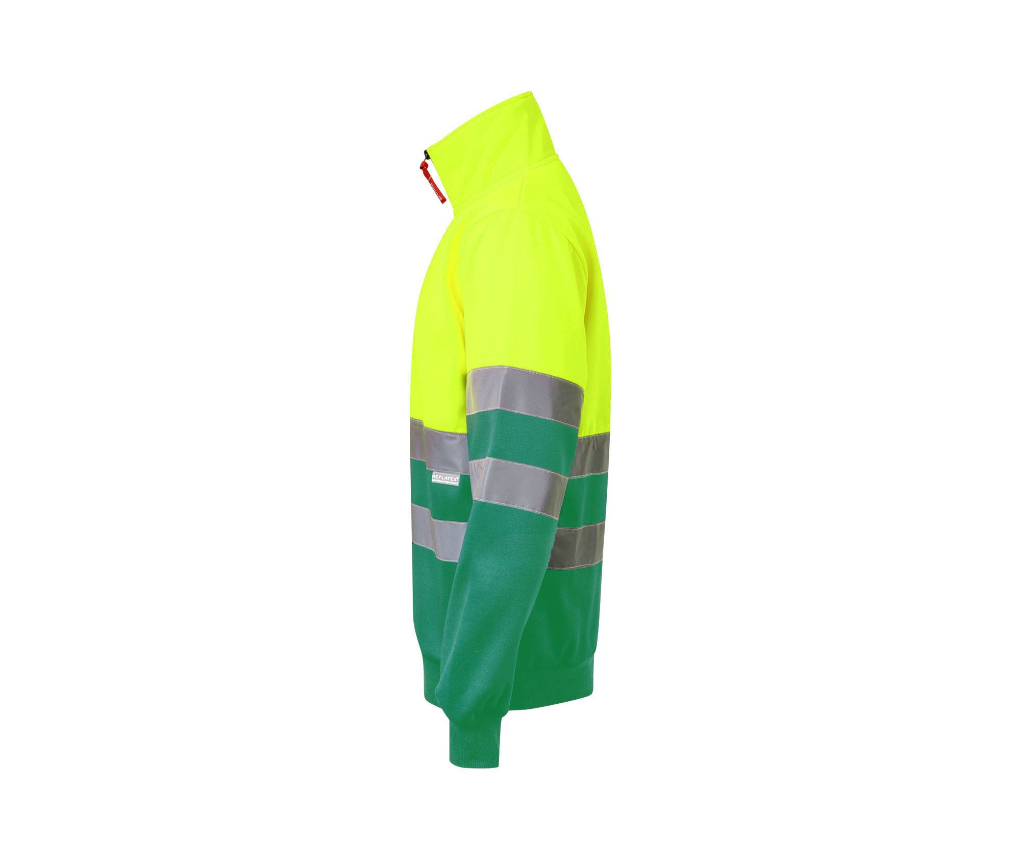 SUDADERA CON CREMALLERA DE ALTA VISIBILIDAD
