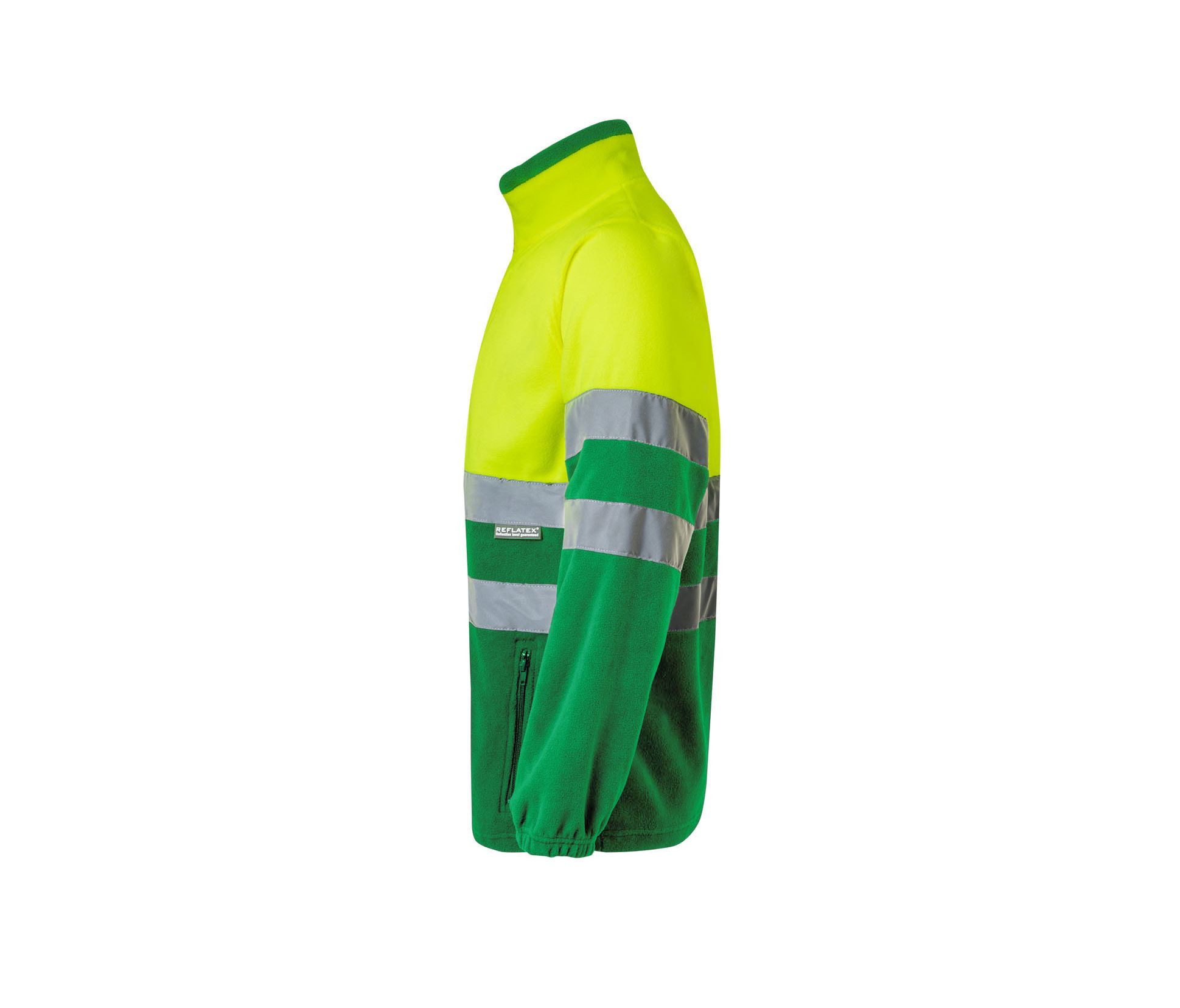 CHAQUETA POLAR BICOLOR DE ALTA VISIBILIDAD