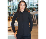 Camisa con cuello Mao para mujer