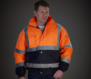 HI-VIS TWO TONE BOMBER JACKET