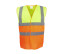 HI VIS TWO TONE WAISTCOAT